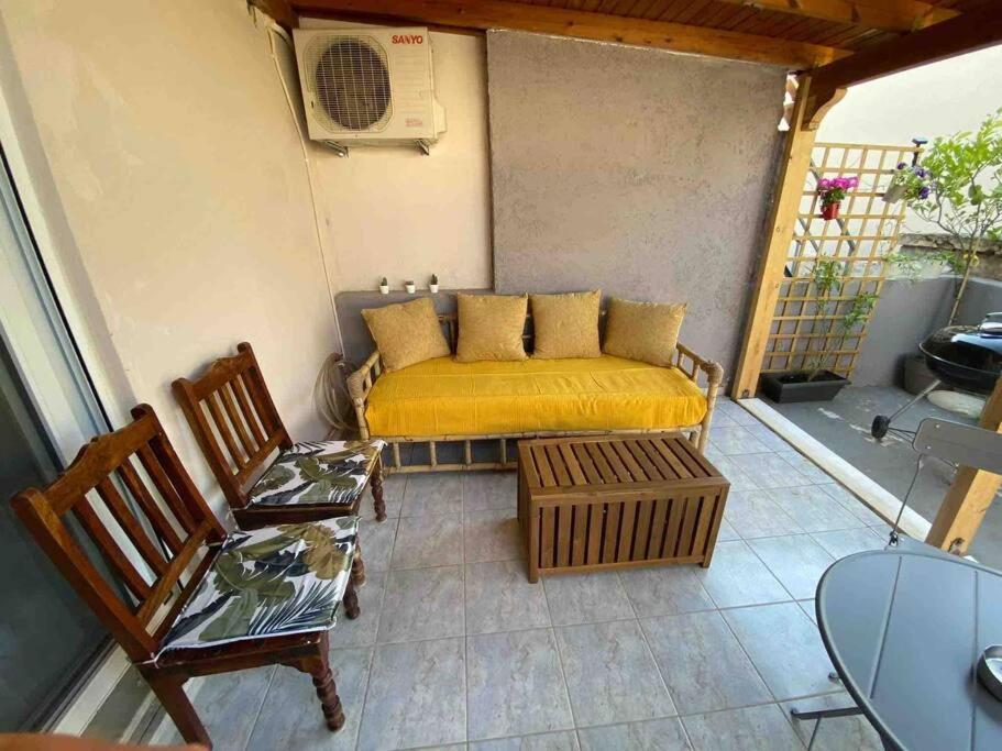 New! Flower Patio House 2 Bdr - Bbq - Wash Machine Lavrion Luaran gambar